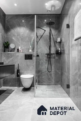 a bathroom with a large tub in the middle of the room and two sinks and two sinks on the wall next to a bathtub in front of a bathtub next to a window in a room filled with